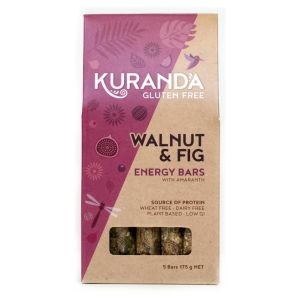 Kuranda Energy Bars Walnut & Fig 5 Pack Energy Bars 175g