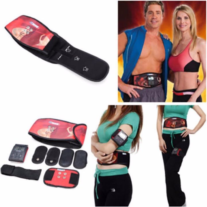 Smart Living AB Tronic X2 EMS Fitness Dual Channel Fitness Belt Slimming  Belt Vibration Belt Massager Slimming Vibrating Fitness Belt Release