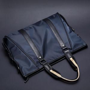 Mens Waterproof Nylon Cloth Formal Bag Business Shoulder Bag