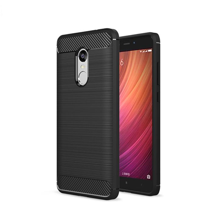 Back Cover For Xiaomi Redmi Note 4X Note Soft Silicone TPU Phone Case  Carbon Fiber Decorated Brushed Shell Anti-knock Full Protection Phone Casing