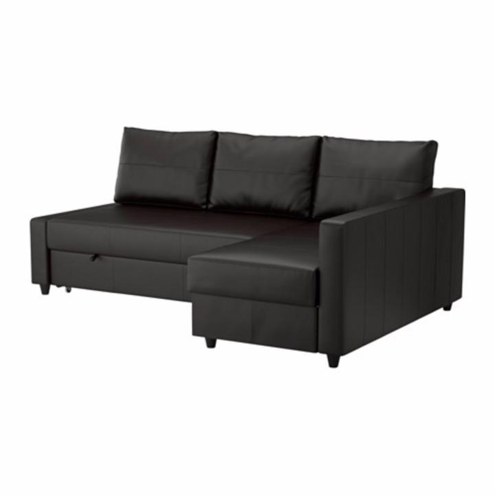 IKEA Friheten Corner Sofa-Bed with Storage Bomstad (Black