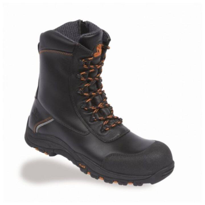 V12 Footwear Endurance E1300 Defiant Black High Leg Zip Boot, Safety ...