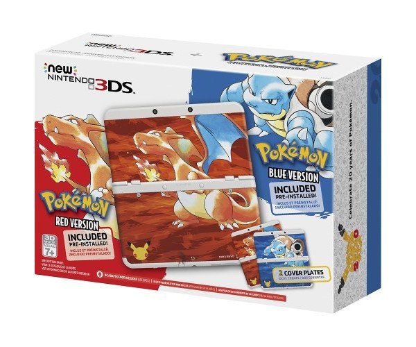 Nintendo New 3DS Console Pokemon 20th Anniversary Edition