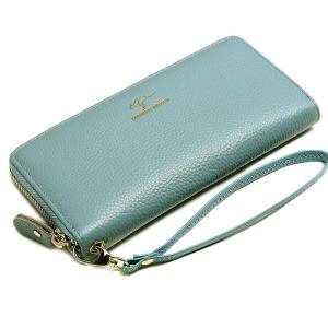 จิงโจ้ราชอาณาจักรแบรนด์หรูผู้หญิงหนังแท้ยาวกระเป๋าสตางค์เลดี้ซิปกระเป๋าคลัทช์