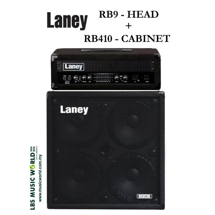 LANEY RB9 + RB410 HEAD AND CABINET COMBO FOR BASS GUITAR 300