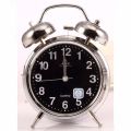 [Silver Classic] Twin Bell Loud Analogue Alarm Clock Loud Classic alarm clock. 