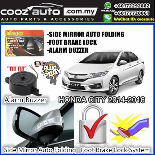HONDA CITY 20142016 Smartstar 3 IN 1 Side Mirror Auto Fold + Buzzer + Brake Lock System Lazada