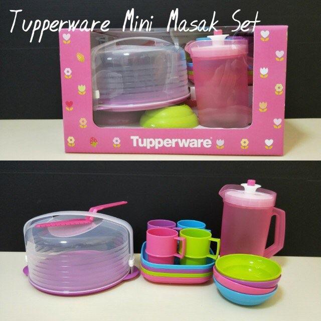 Tupperware Mini Masak Set w Gift Box (1) toys for girls