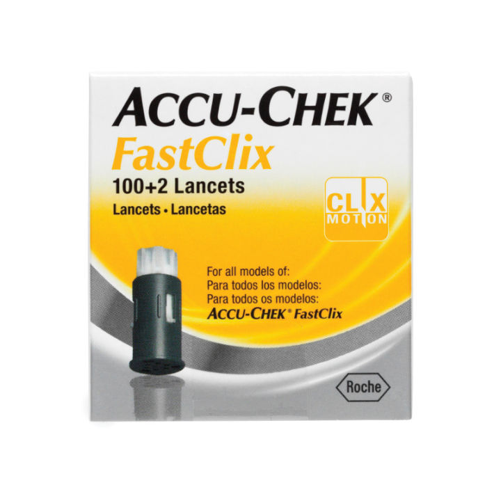 (Original) ACCUCHEK FASTCLIX LANCETS 102'S (Expiry 2027) Lazada