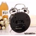 [Silver Classic] Twin Bell Loud Analogue Alarm Clock Loud Classic alarm clock. 