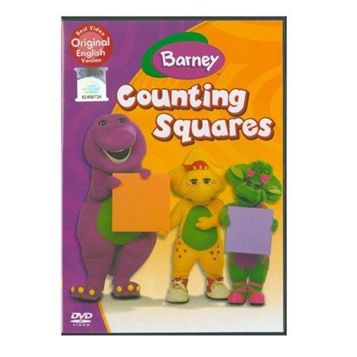 Barney Counting Squares - DVD | Lazada