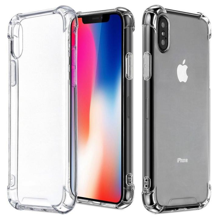 iPhone Xs Max Phone Case Clear Shockproof Bumper Cover Transparent