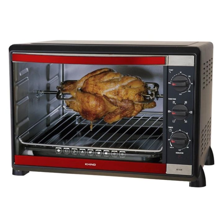Khind OT52R 52L Electric Oven with Rotisserie Function Lazada