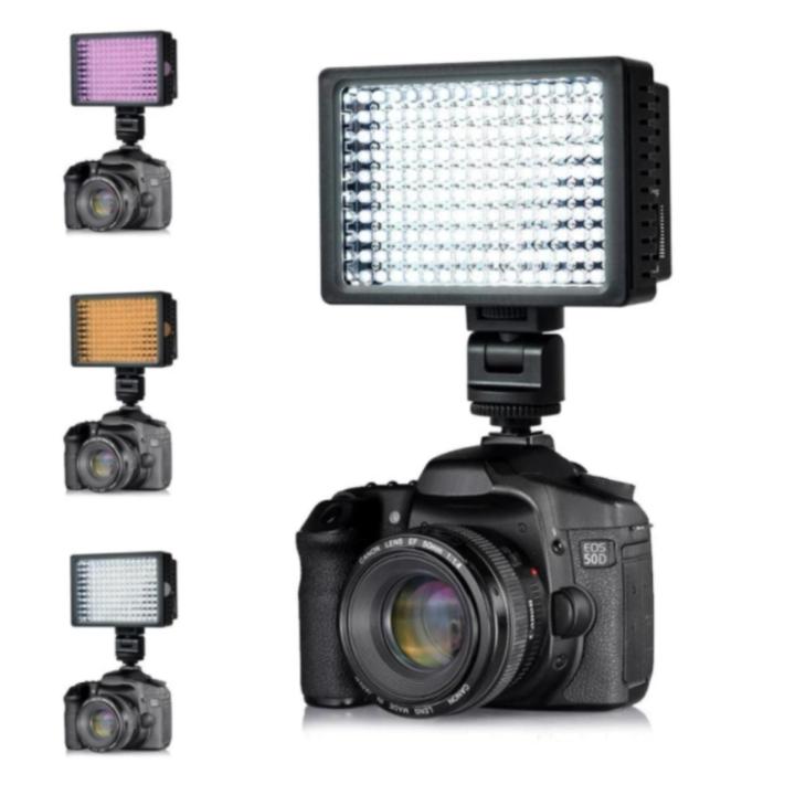 HD 160 LED Light Video Lighting Photo Lighting Canon Nikon Camera