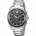 Emporio Armani Men s Classic Sigma Dark Green Dial Chrono Watch AR6090 Lazada