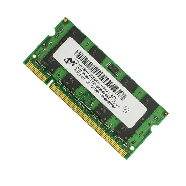 Micron 4GB RAM SO-DIMM DDR2 800MHz PC2-6400 &ndash; CL6, 200 Pin, 1.8V Per Laptop