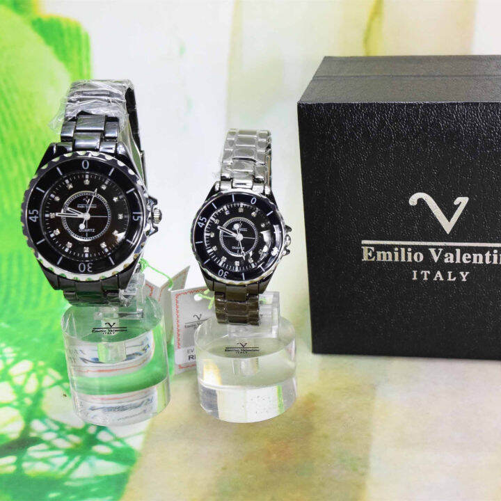 Emilio Valentino Couple Set Watch EV 11 1850L Lazada