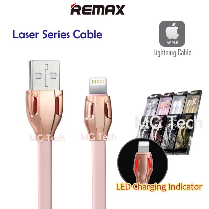 Remax RC-035i Laser LED Indicator Data Fast Charge Cable for