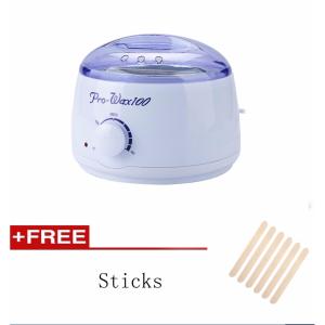 (FREE Wiping Sticks) Professional Warmer Wax Heater Mini SPA Hand Epilator Feet Paraffin Wax Rechargeable Machine Body Depilatory Hair Removal Tool