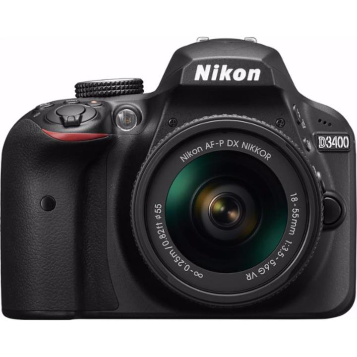 Nikon D3400 Kit DSLR Camera with AF-P 18-55mm VR Lens