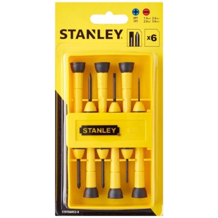 Stanley 66 052 6pcs Bi Mat Precision Screwdriver Set Lazada