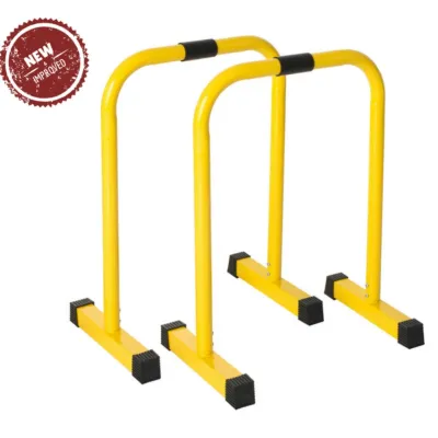 Equalizer Parallete Dip Bar (Yellow) - NEW AND IMPROVED! Gym Equipment