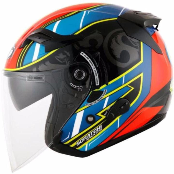 Venom Mimetic Helmet Kyt Venom KYT Venom Simeon Open Face 2016 Lazada