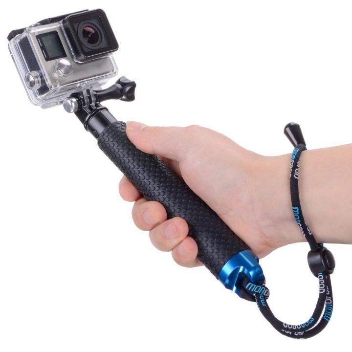 19 Waterproof Hand Grip Adjustable Extension Selfie Stick Handheld