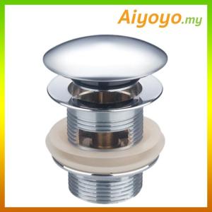 Basin Pop Up Waste Sink Waste Basin Waste Overflow Push Button Waste Water Tap Bathroom Bathtub Toilet Faucet Bath Mixer Lavatory