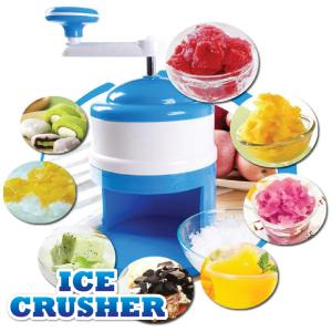 Mini Portable Manual Ice Crusher ABC Storage Box Snow Cones Machine / Pengisar Ais