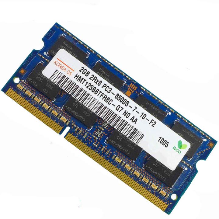 2GB DDR3 PC3 8500 1066MHz 204PIN Laptop Memory RAMS Lazada