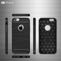 iPhone 6 Plus Case, iPhone 6s Plus Case, Soft Silicone Protection Shock Absorption Cover and Carbon Fiber Design Phone Casing. 