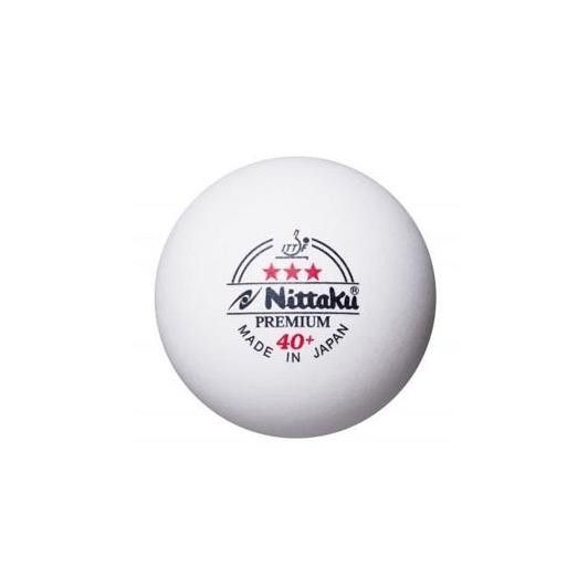 1 box (3pcs/box) Nittaku Premium 3 Star polyball 40+, Table Tennis Ball ...