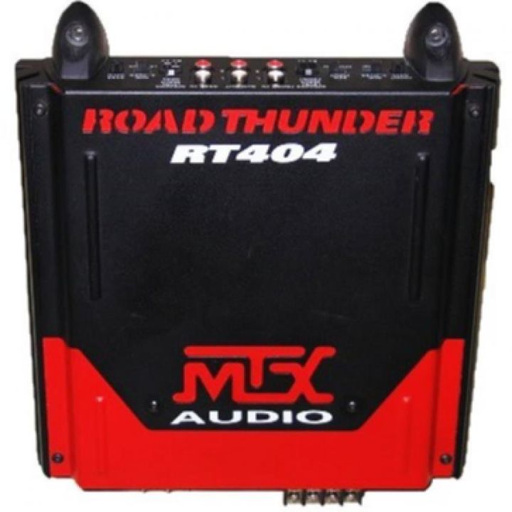 Road Thunder RT-404 Amplifier (Red) 4X100W Rms Power Amplifier