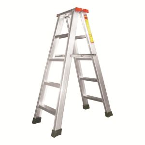 Foldable Double Side A Aluminum Ladder XG-101A5 - 5 Steps - Tools & Home Improvement Hardware Ladders & Workbenches