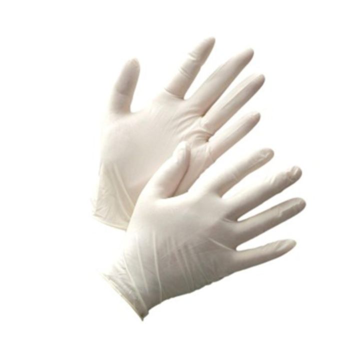 200 PCS Disposable Latex Gloves, Powder Free Smooth, Food Safe Surgical  Work Glove Industrial Grade
