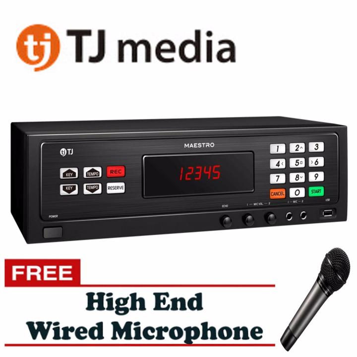 TJ Media Maestro 2 Model Korea No.1 Karaoke (Black) Can Support Up to