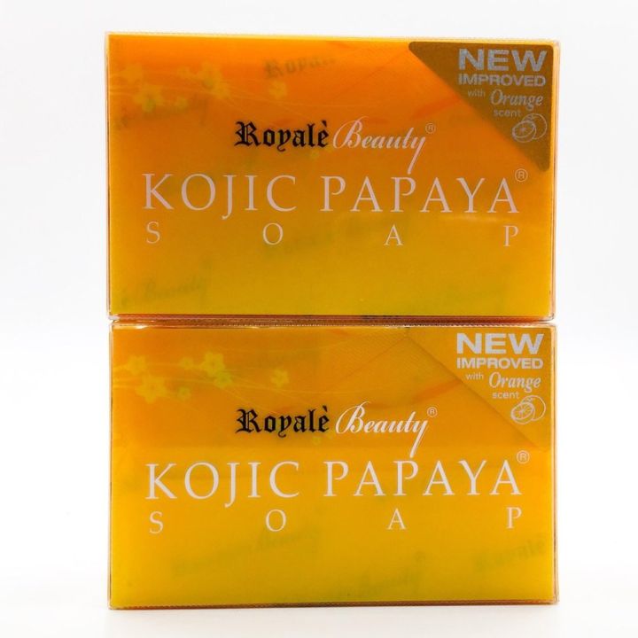 Royale beauty kojic papaya soap set of 2 bars Lazada PH