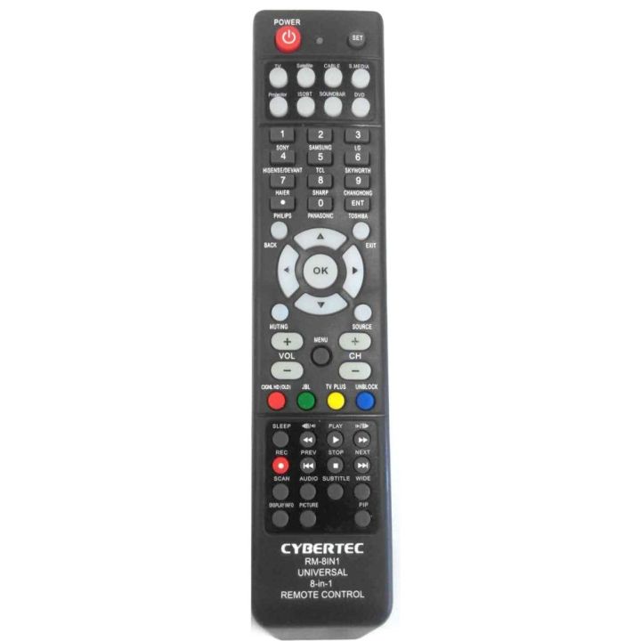 Cybertec Universal Remote Control 8-in1 Devices GMA AFFORDABOX TV PLUS ...