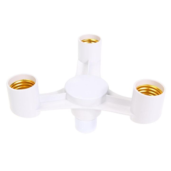 Adattatore Da E27 A 3E27 - Splitter Per Lampadine LED | Bianco, Ignifugo Per Fotografia E Casa - Foto 8