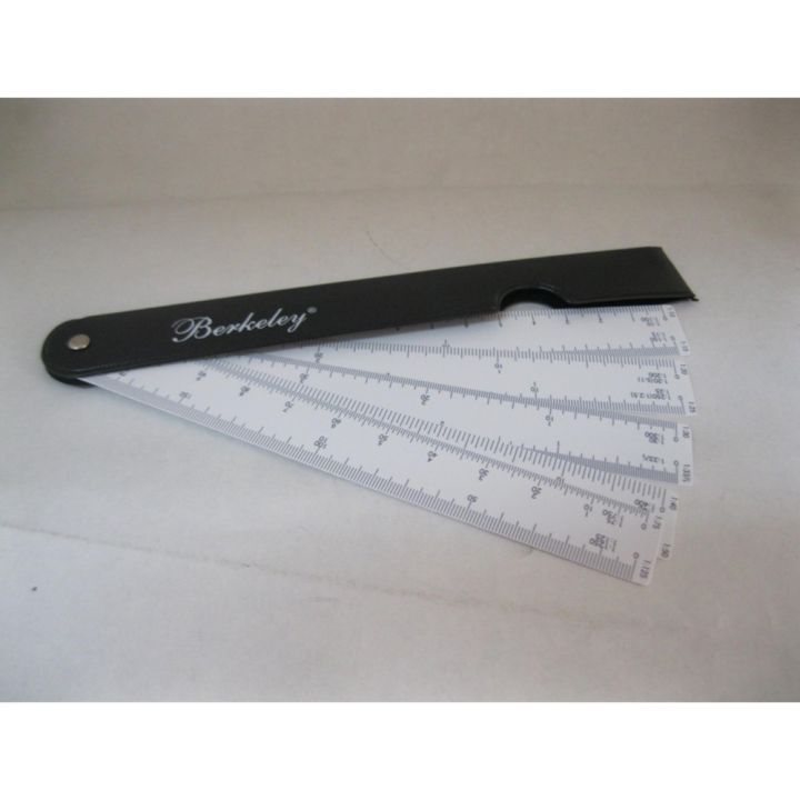 Fan deals scale ruler