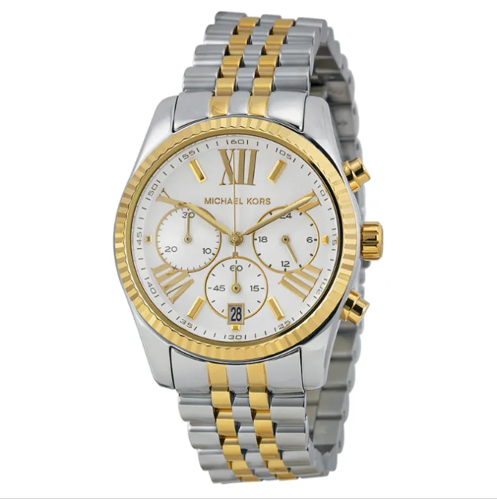 MICHAEL KORS Lexington Chronograph Two-tone Ladies Watch