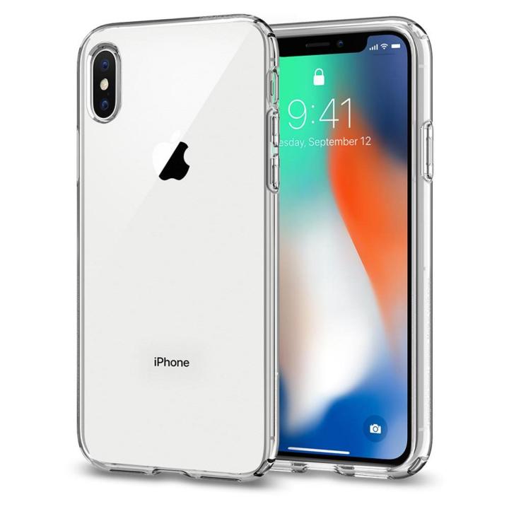 crystal clear spigen liquid crystal iphone xs