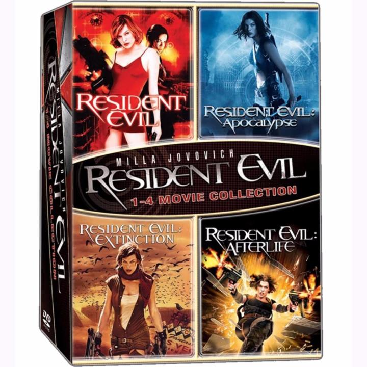 Resident Evil 1-4 Movie Collection DVD Box Set | Lazada PH