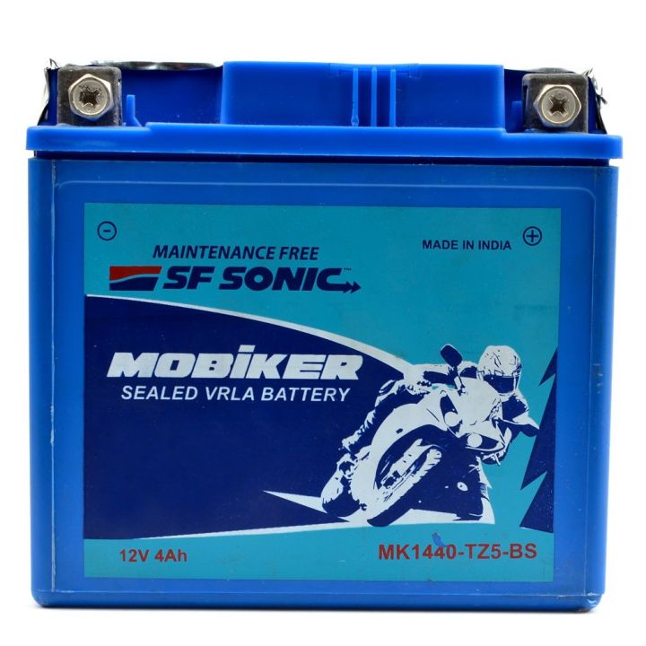 SF Sonic Mobiker TZ5-BS (YTX5L-BS) Maintenance Free Motorcycle