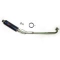 Namban Motorcycle Exhaust Muffler Pipes for Smash 115 and Shogun (Black). 