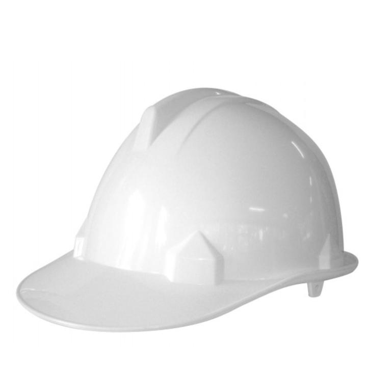 Blue Eagle Safety Hard Hat White w/ Six Point Ratchet Adjustable ...