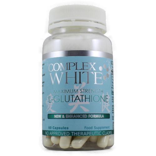 Complex White Maximum Strength L-Glutathione, 60 Capsules