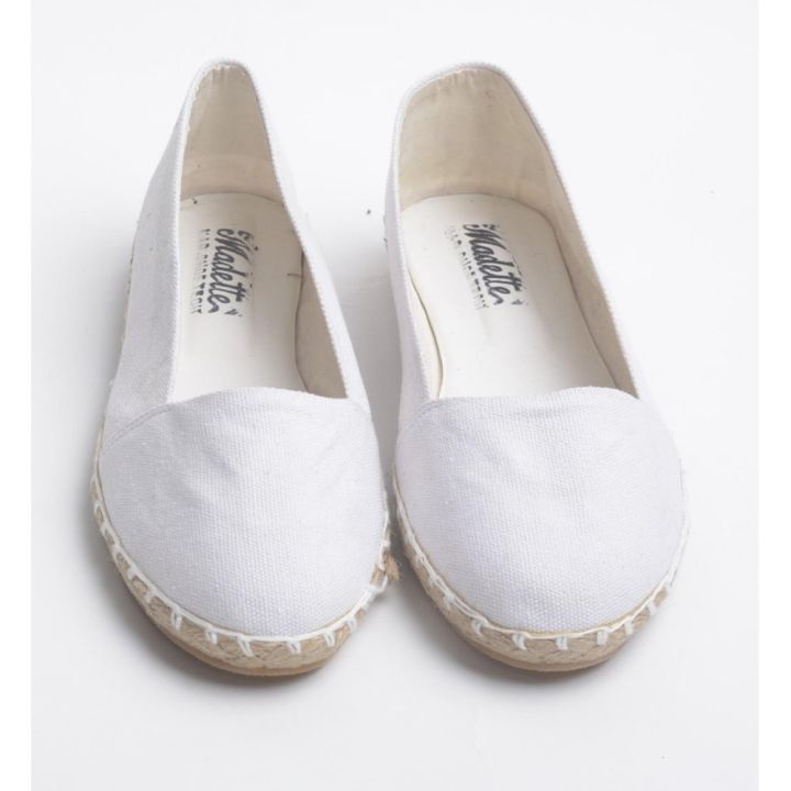 Doll Me Up Shoes Archelle's Simply Flats (White) With Free Foot