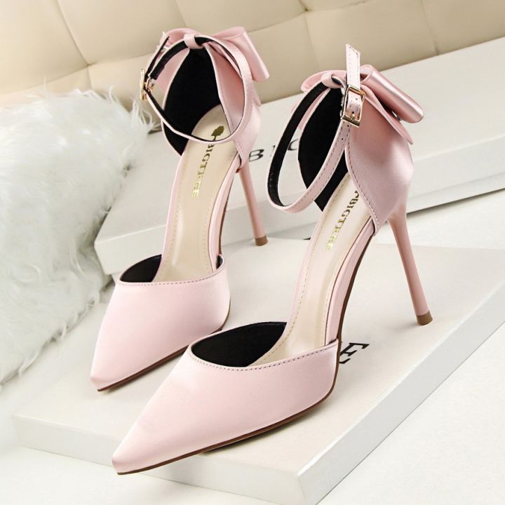 High Ladies Shoes Heel Types Fashion High-Heeled Shoes Thin Heels